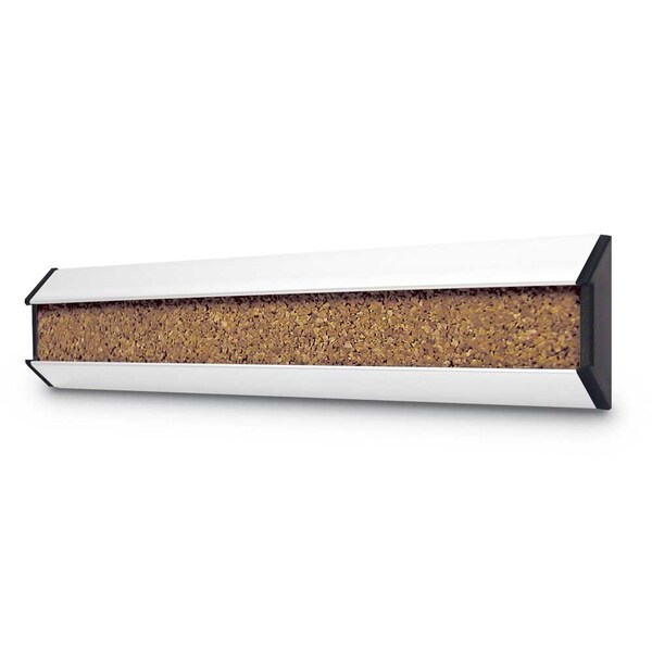 Corkboard, Fabric, Blk/Prl, 2 Door, 72 x 36"